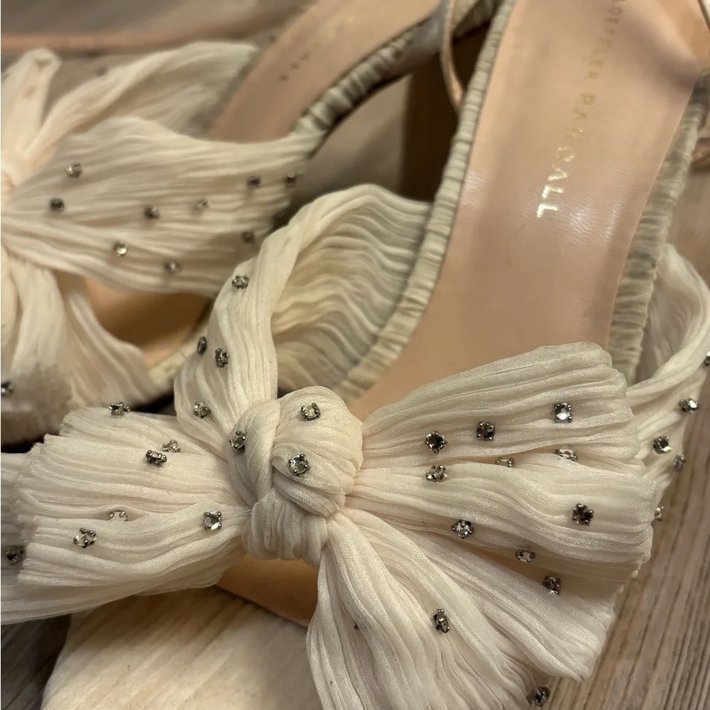 Loeffler Randall Camellia Pleated Bow Heel - Picture 2 of 8